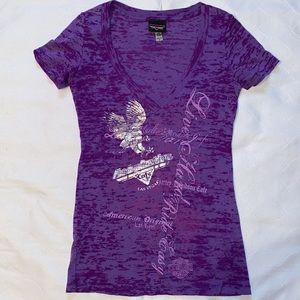 Harley Davidson Top Purple Size S